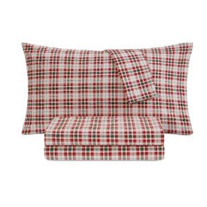JESSICA SANDERS Holiday Printed Microfiber 3-piece Sheet Set, Twin